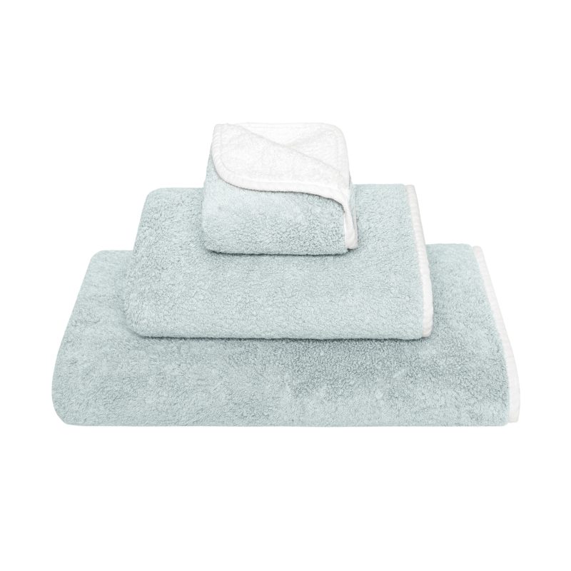 Handdukar Bicolore Seamist:Vit