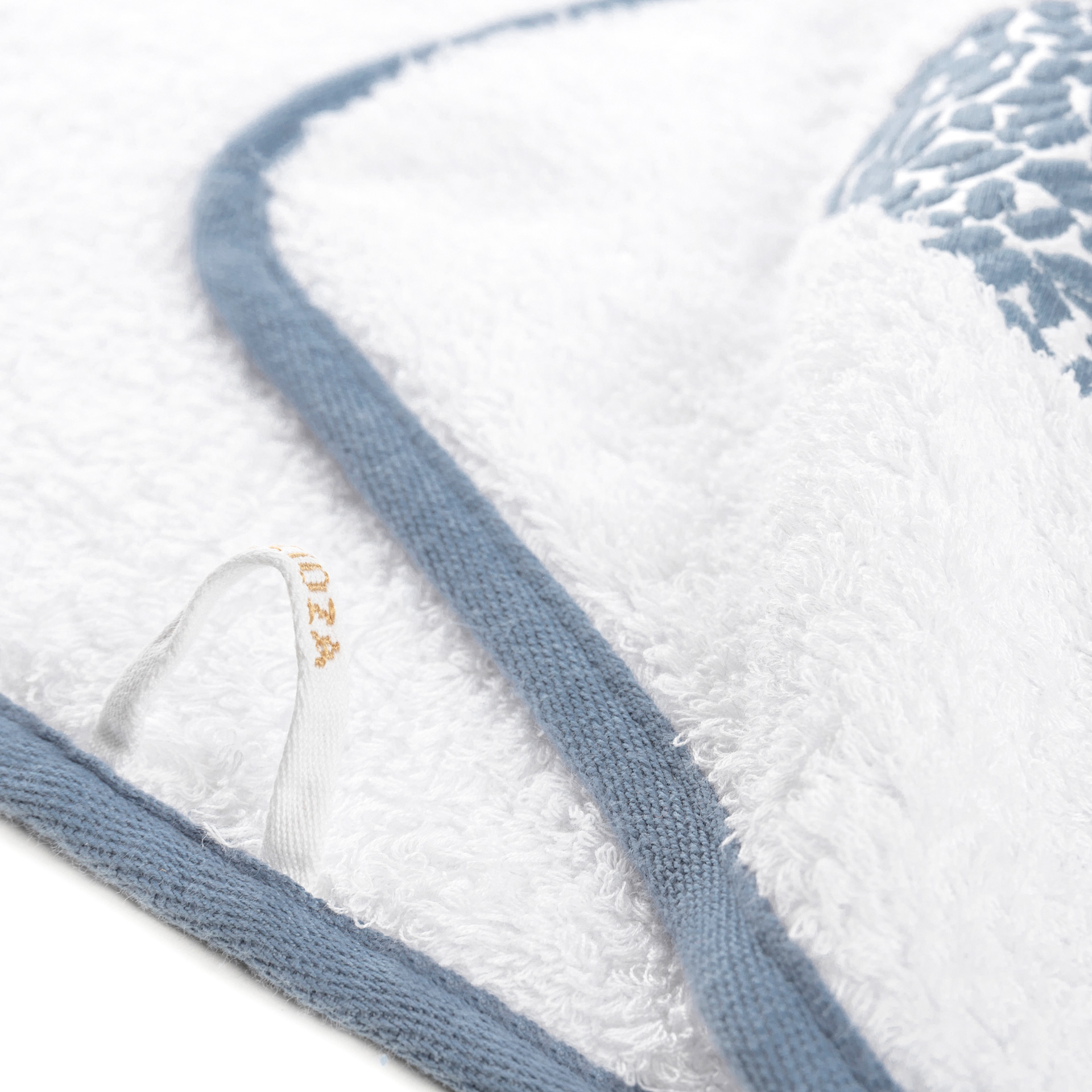 Handdukar Malone Vit:French Blue Handdukar Malone Vit:French Blue